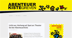Desktop Screenshot of abenteuerkiste.de
