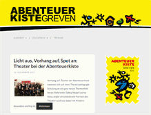Tablet Screenshot of abenteuerkiste.de